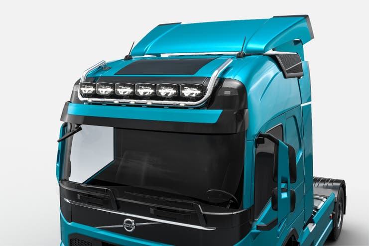 Metec Volvo FH Aero lampebøyle tak MAX 24 krom v2