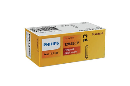 Philips pære T6,2x35 Festoon 10 pakning
