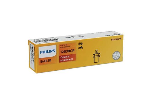 Philips BX8,5D White Bax 10 pakning