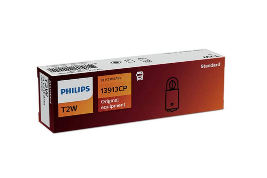 Philips T2W - T3W pære 10 pakning
