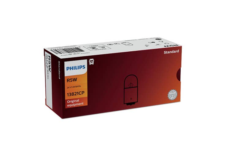 Philips pære R5W Parkeringslys bak 10 pakning