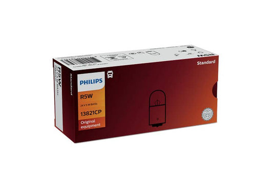 Philips pære R5W Parkeringslys bak 10 pakning