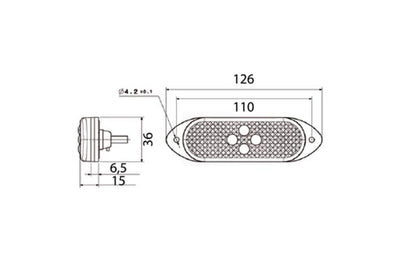 Vignal SMD04 LED sidemarkeringslys