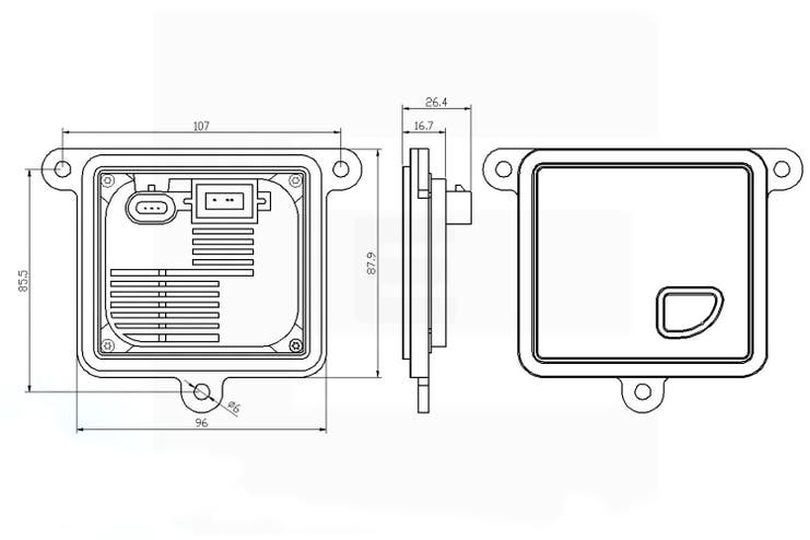Lumen xenonballast som Osram