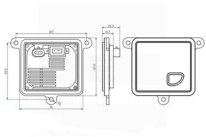 Lumen xenonballast som Osram