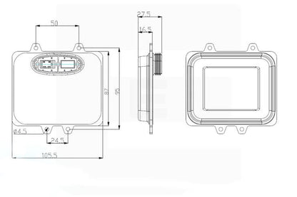 Lumen xenonballast som Hella
