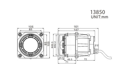 Lumen Cyclops HL90 Hovedlykt (Fjernlys)