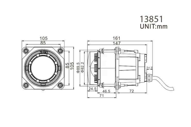 Lumen Cyclops HL90 Hovedlykt (Nærlys)