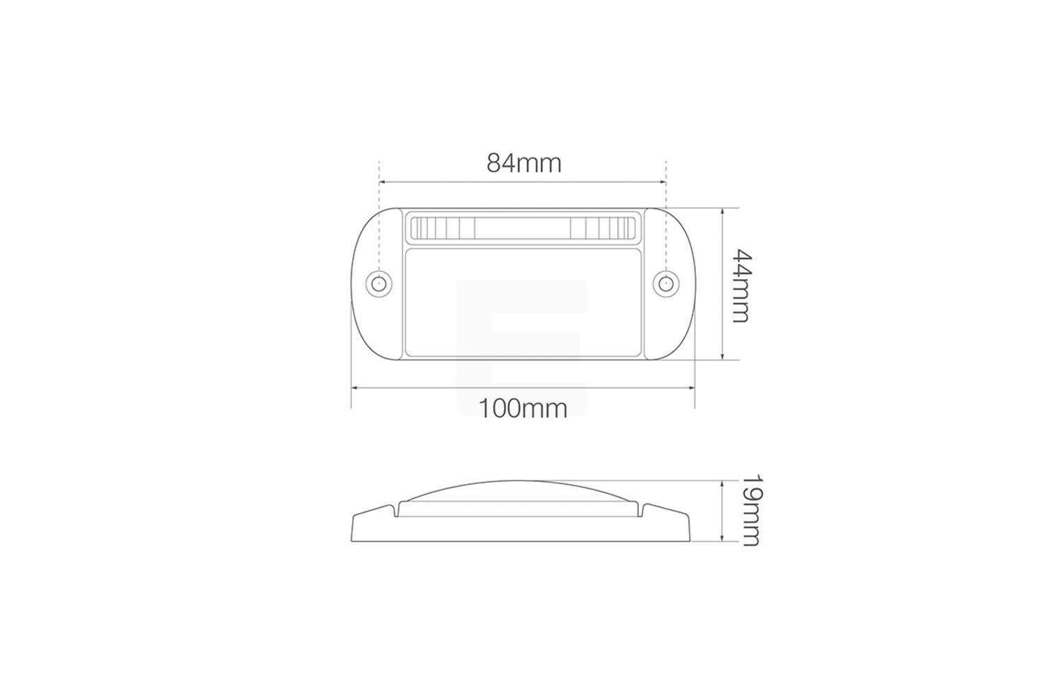 LED Autolamps M44 Markeringslys