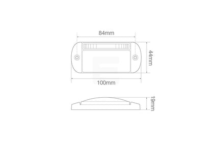 LED Autolamps M44 Markeringslys
