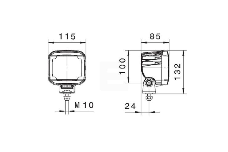 Hella Ultra Beam 2 LED arbeidslys