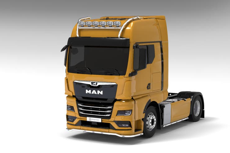 Metec F-Liner kufanger Man Tgx 20+ krom v2