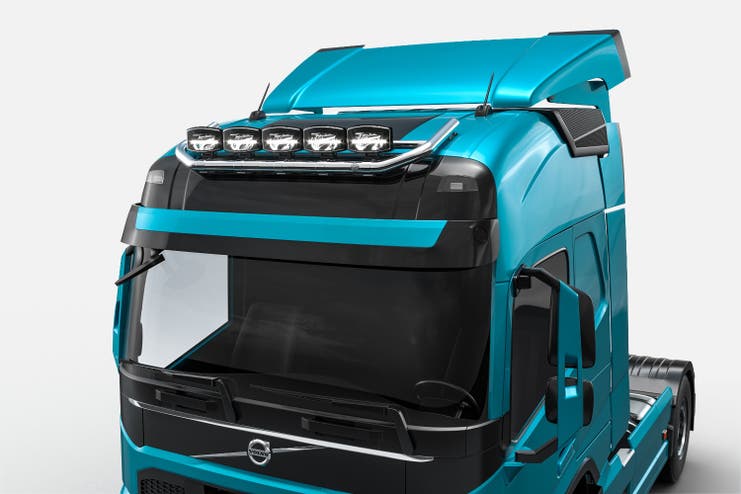 Metec lampebøyle tak Volvo FH Aero Top 24 krom