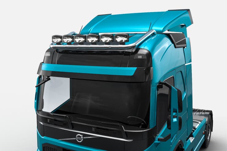 Metec takbøyle Volvo FH Aero Wide 24 sort