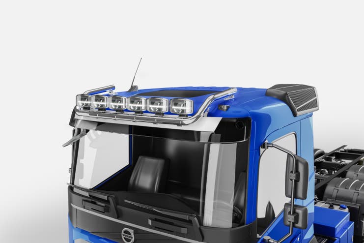 Metec tak lampebøyle Volvo FM MAX 20 krom v3