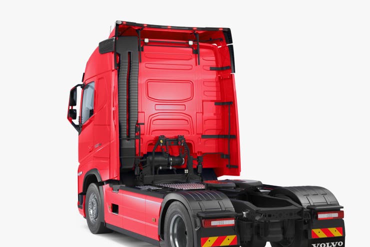 Metec hyttebøyle øvre Volvo FH Aero R-RAIL 24 sort