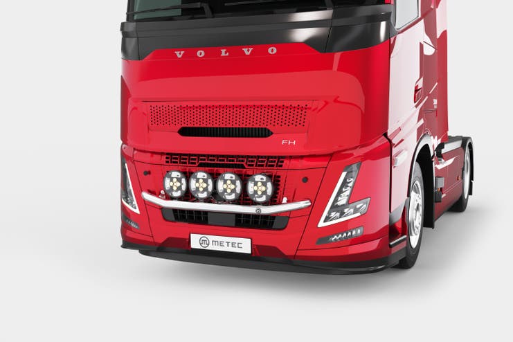 Metec lampebøyle Volvo FH Aero City Aero 24 krom v4
