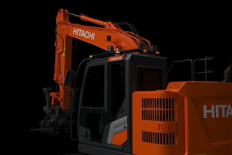 Metec takbøyle Hitachi 135Us-7 All-round 21 sort