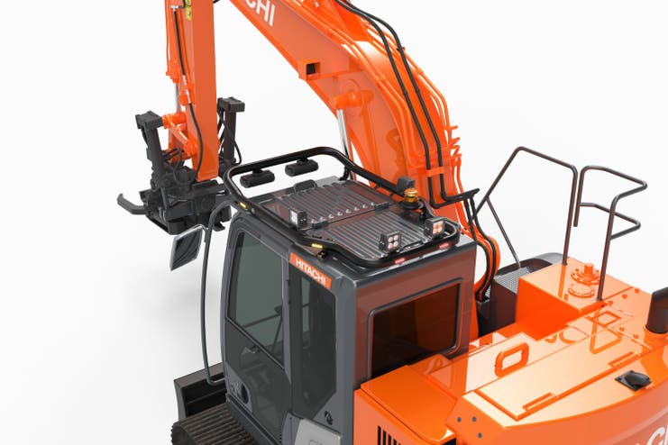 Metec takbøyle Hitachi 135Us-7 All-round 21 sort