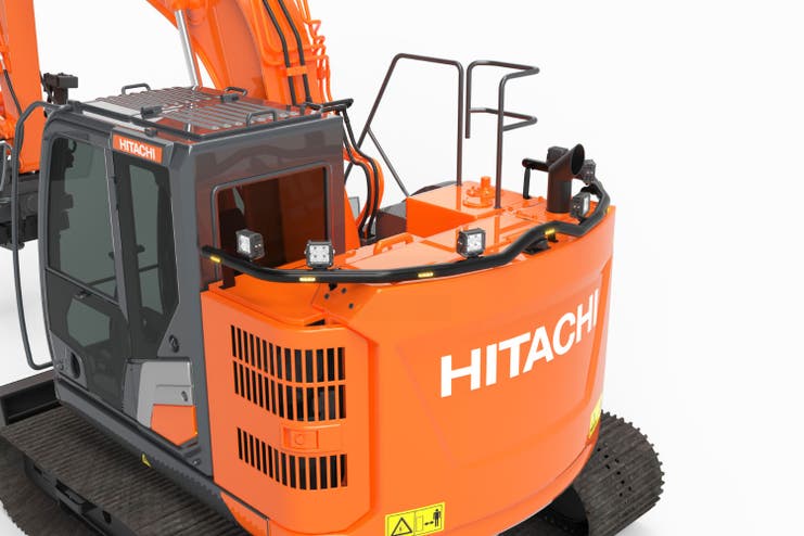 Metec Bakre vektbøyle Hitachi 135Us-7 21 sort