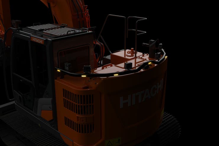 Metec Bakre vektbøyle Hitachi 135Us-7 21 sort