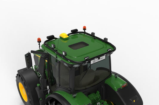 Metec takbøyle John Deere 6R All-round 18 sort