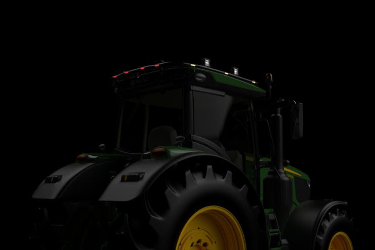 Metec takbøyle John Deere 6R All-round 18 sort