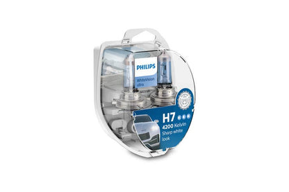 Philips H7 WhiteVision Ultra Halogen pæresett