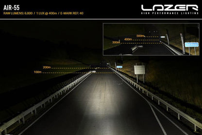 Lazer Air 55 LED fjernlys