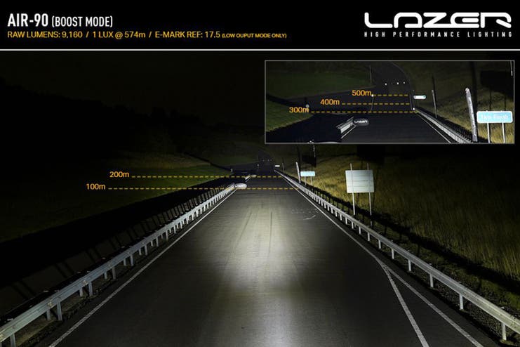 Lazer Air 90 LED fjernlys
