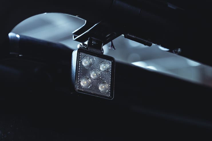 Canlamp W7 LED ryggelys og arbeidslys 