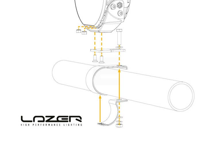 Lazer platebrakett til Sentinel