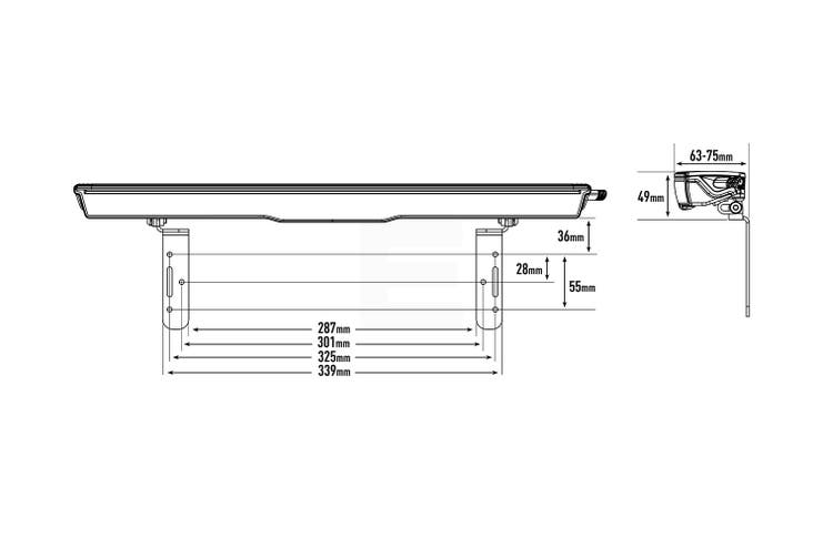 Lazer Skiltbrakett til Glide