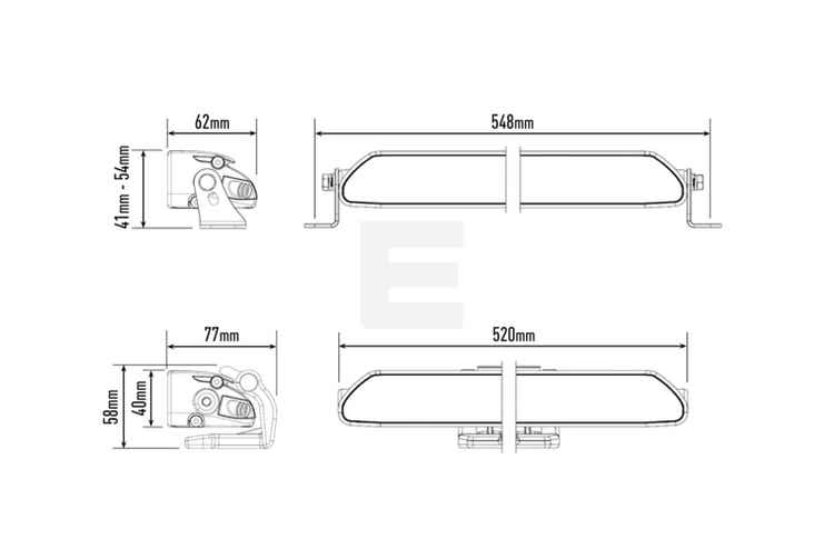 Lazer Linear 18 Elite LED fjernlys