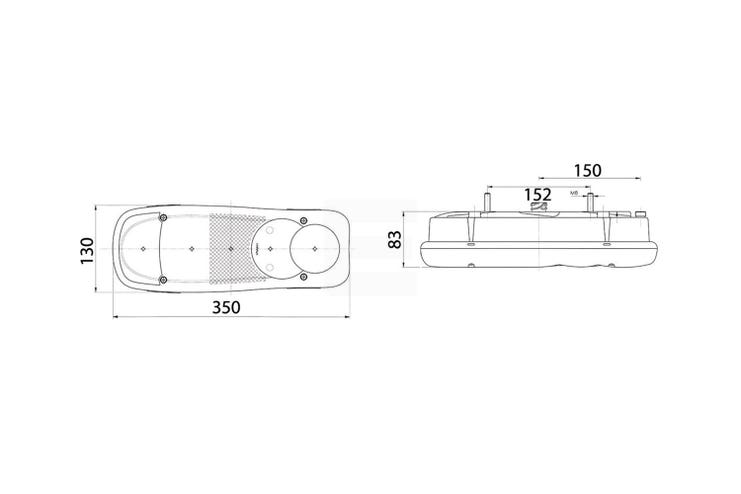 Vignal LC5 Halogen Baklykt 