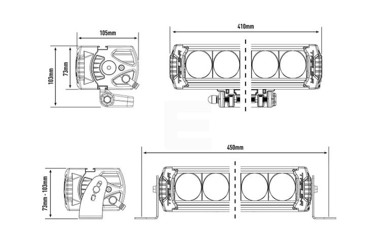 Lazer Triple-R 1000 Elite LED fjernlys