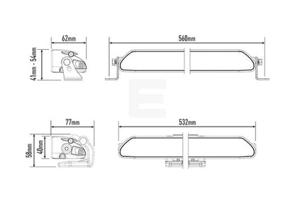 Lazer Linear 18 Smart LED fjernlys