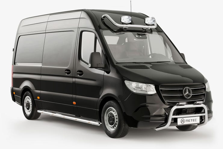 Metec kufanger Mercedes Sprinter 18+ krom