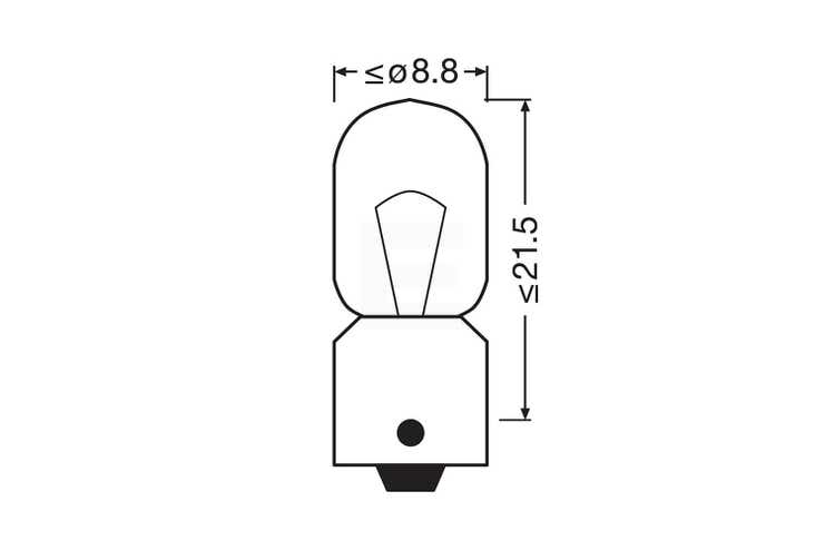 Osram original T4W halogenpærer
