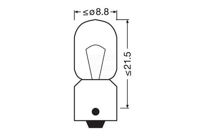Osram original T4W 24v halogenpære