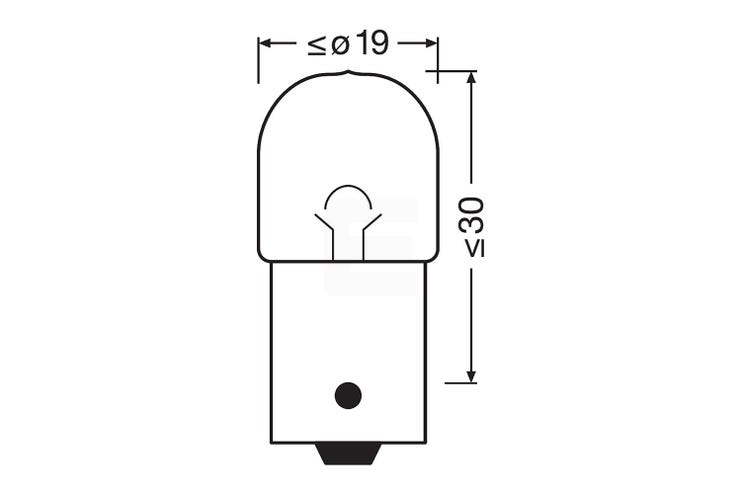 Osram original R5W 24v halogenpære