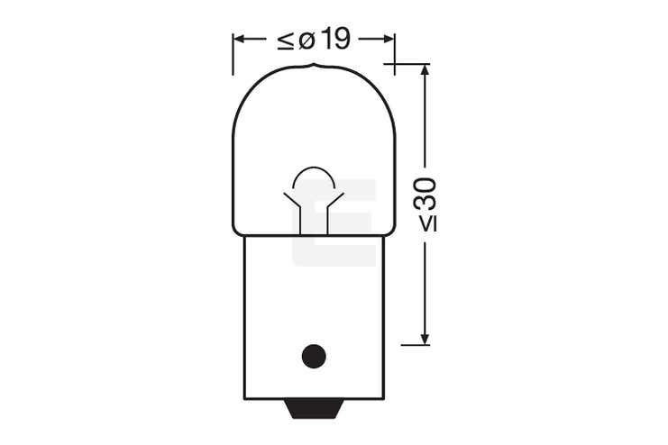 Osram Truckstar Pro R10W 24v halogenpærer