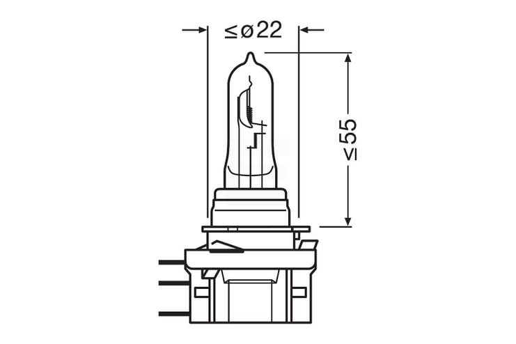 Osram original H15 halogenpære