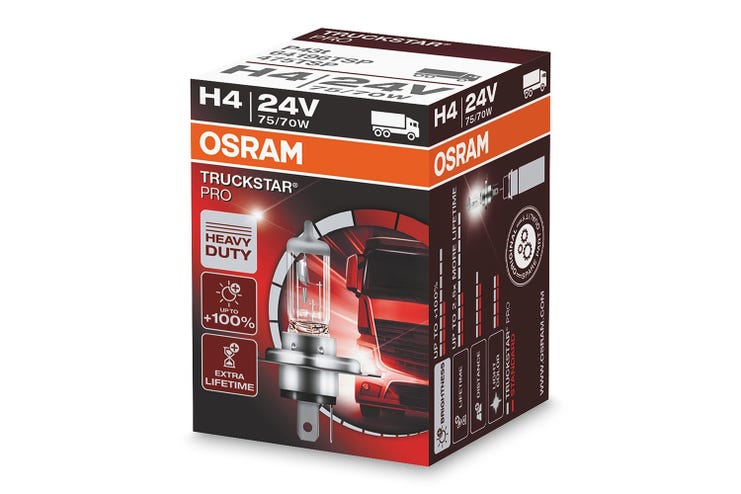 Osram Truckstar Pro H4 24v halogenpære