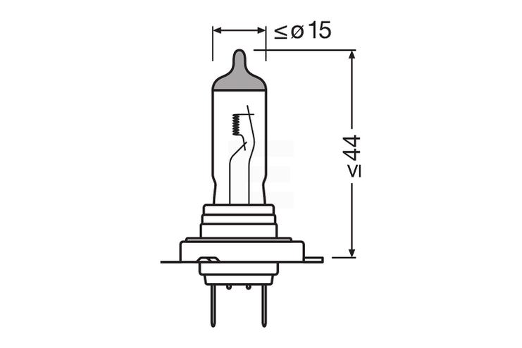 Osram Truckstar Pro H7 24v halogenpære