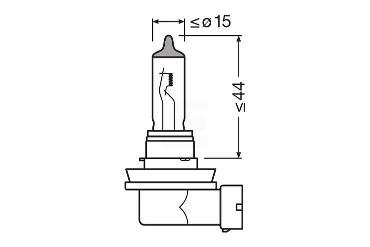 Osram Truckstar Pro H11 24v halogenpære