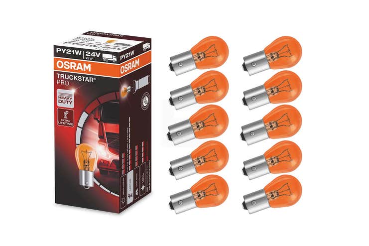 Osram Truckstar Pro PY21W 24v halogenpærer