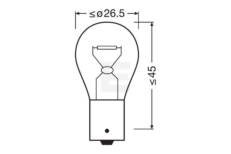 Osram Truckstar Pro PY21W 24v halogenpærer