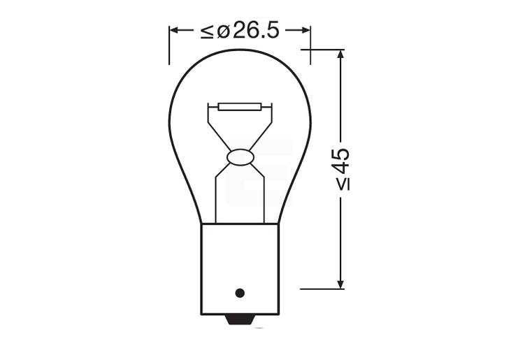 Osram original P21W 24v halogenpære