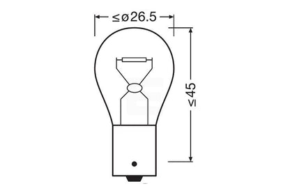 Osram original P21W 24v halogenpære